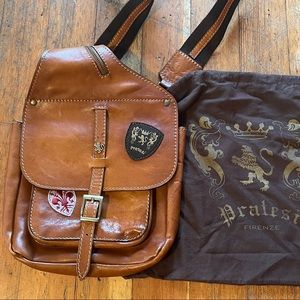 Pratesi Firenze Italian Leather Crossbody Purse